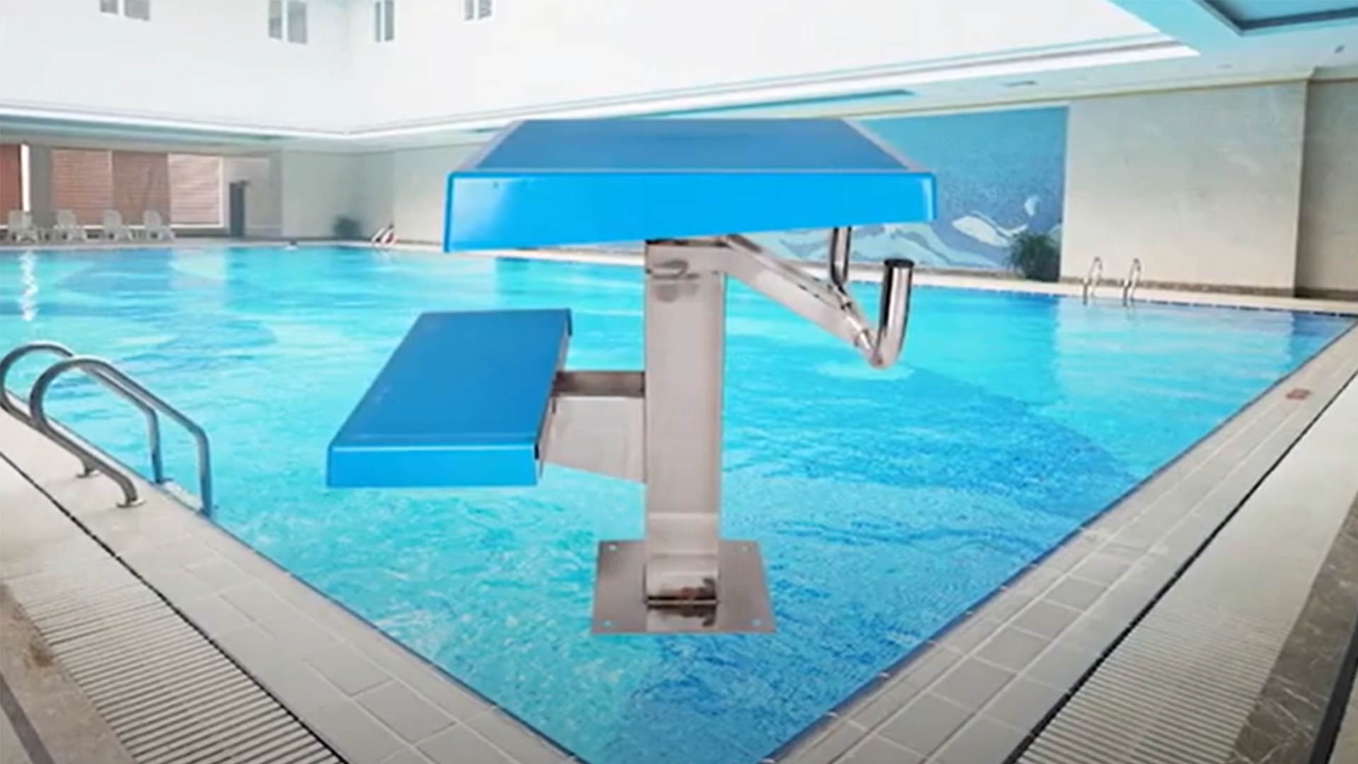 Two Steps RVS Fina Standards Portable Pool Startblok Factory